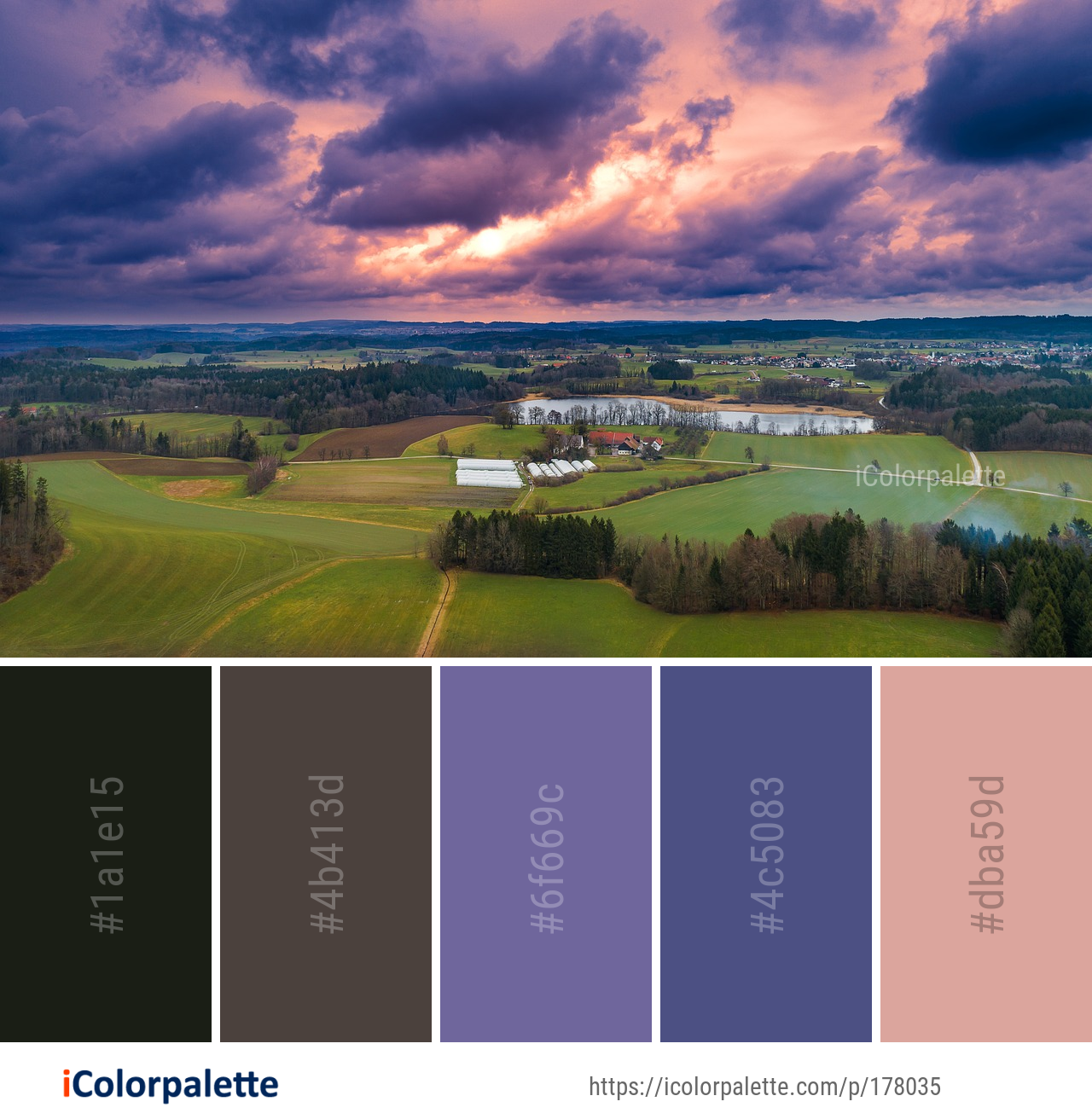 Color Palette Ideas from Sky Cloud Nature Image | iColorpalette