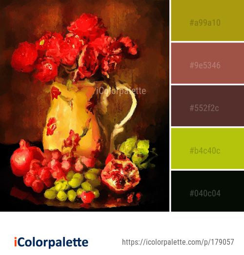 Color Palette Ideas from Still Life Photography Painting Image ...