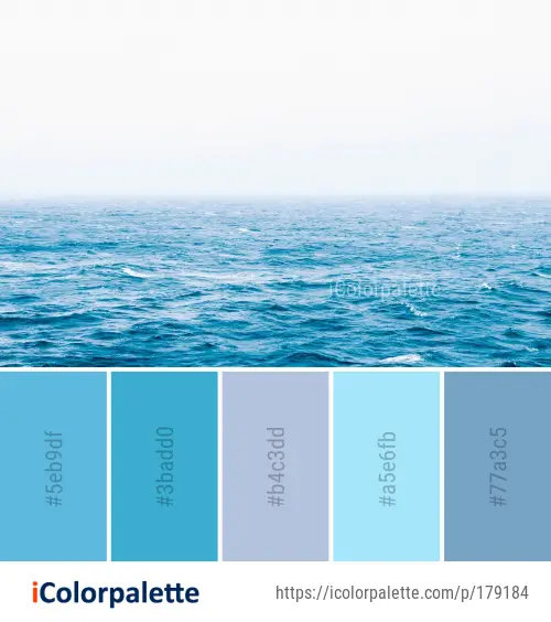 Ocean Water Color Palette