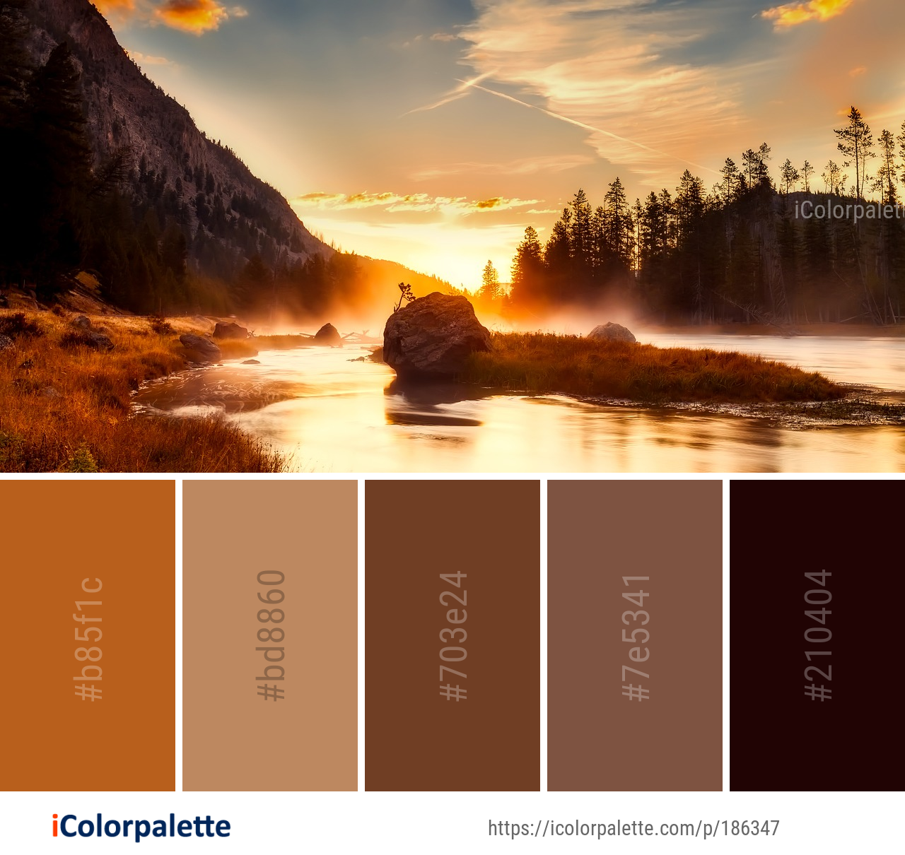 Sky Nature Water Color Palette