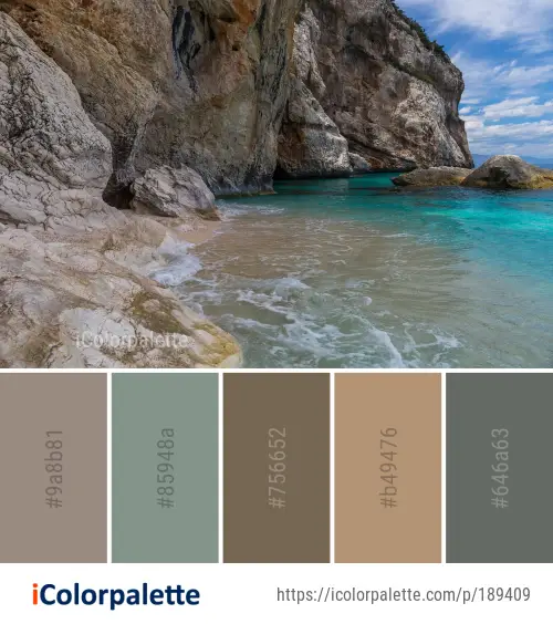 Color Palette Ideas from Sea Body Of Water Coast Image | iColorpalette