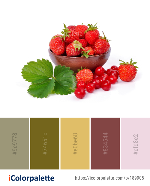 Color Palette Ideas from Natural Foods Strawberry Strawberries Image ...
