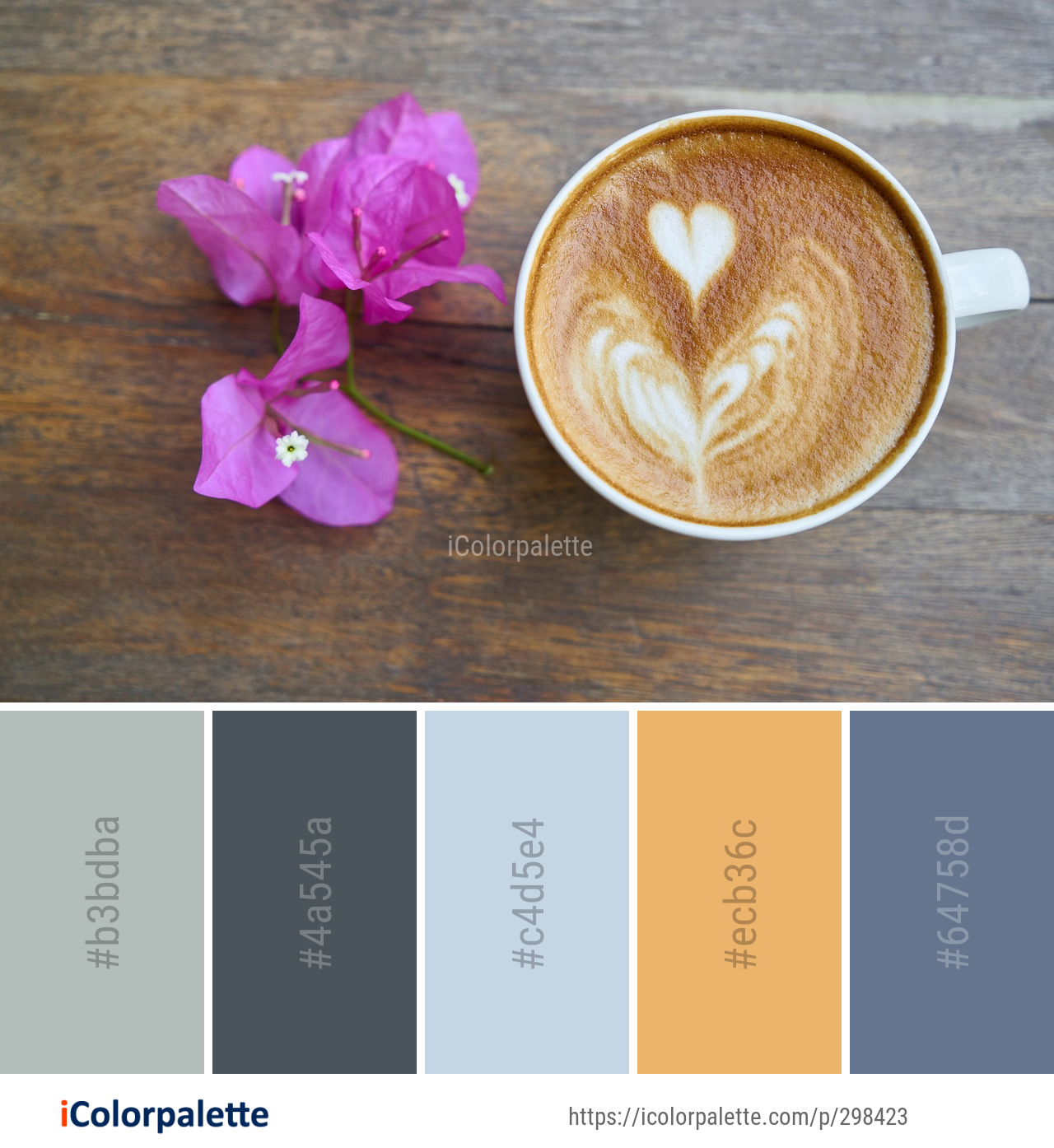 Color Palette Ideas from Cup Coffee Latte Image iColorpalette