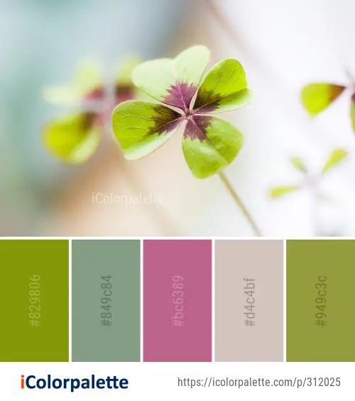 Color Palette Ideas from Green Flower Flora Image | iColorpalette