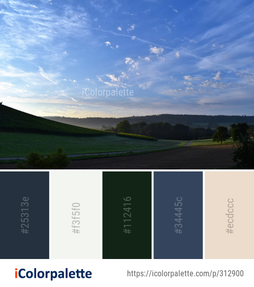 Color Palette Ideas from Sky Nature Cloud Image | iColorpalette