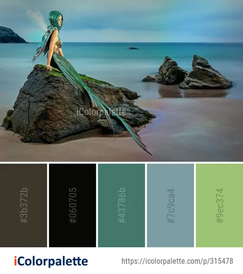 Color Palette Ideas from Sea Water Body Of Image  Ocean color palette,  Color palette, Turquoise color palette