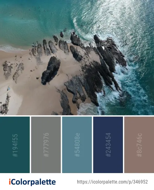 Color Palette Ideas from Sea Coastal And Oceanic Landforms Coast Image