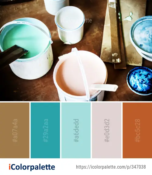 Color Palette Ideas from Cup Drink Tableware Image