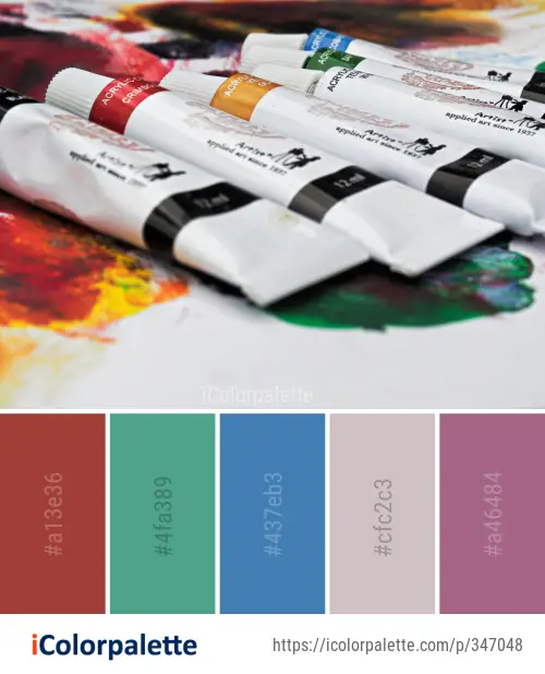 Color Palette Ideas from Product Plastic Image