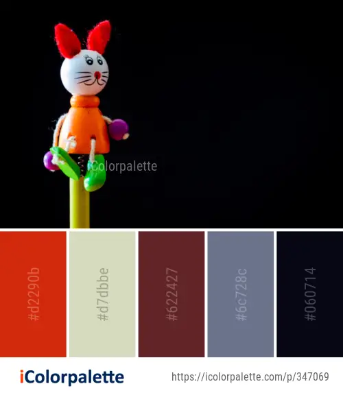 Color Palette Ideas from Yellow Pink Toy Image