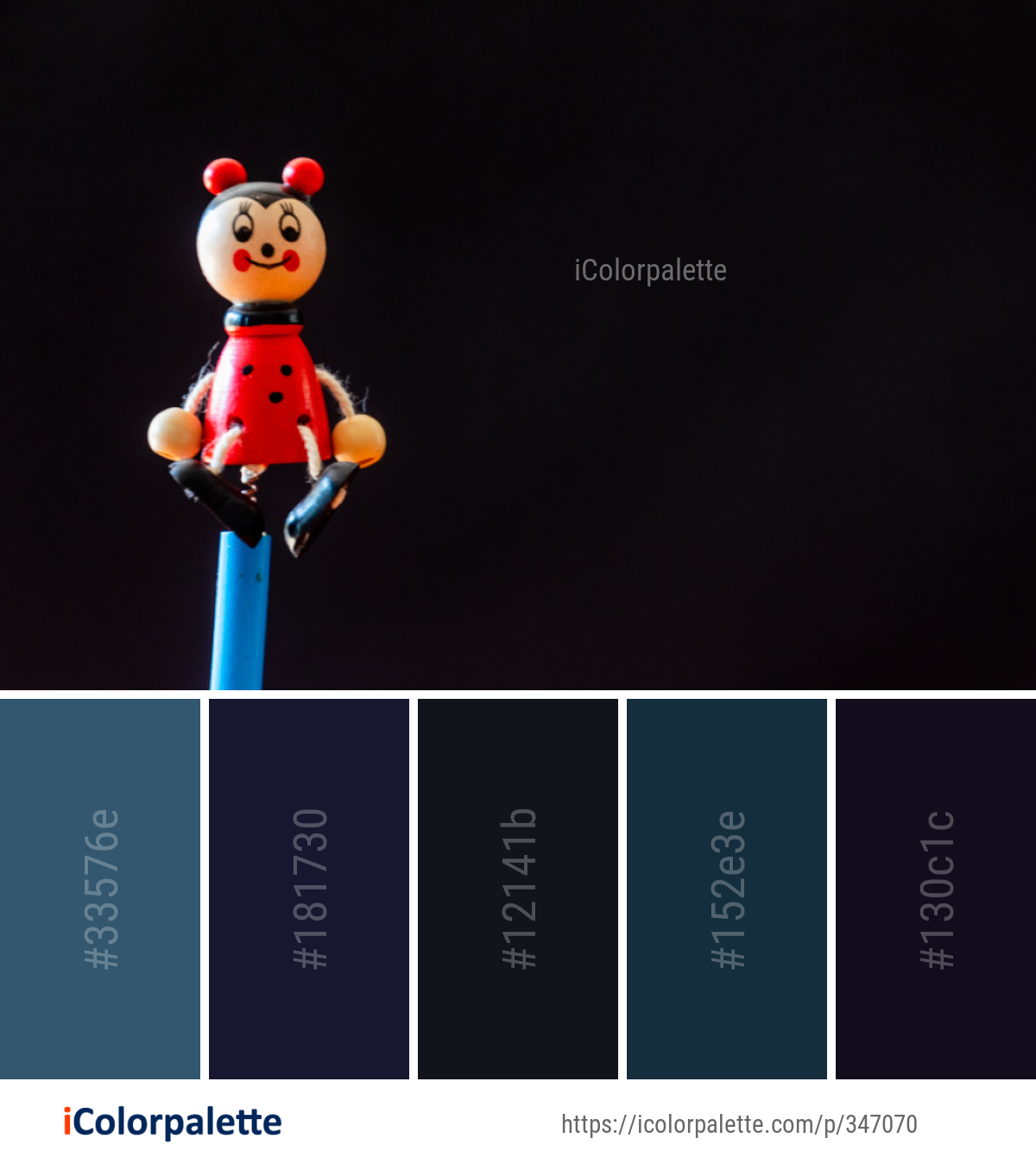Color Palette Ideas from Red Toy Lighting Image