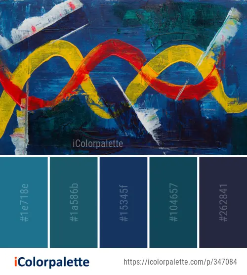 Color Palette Ideas from Art Painting Modern Image
