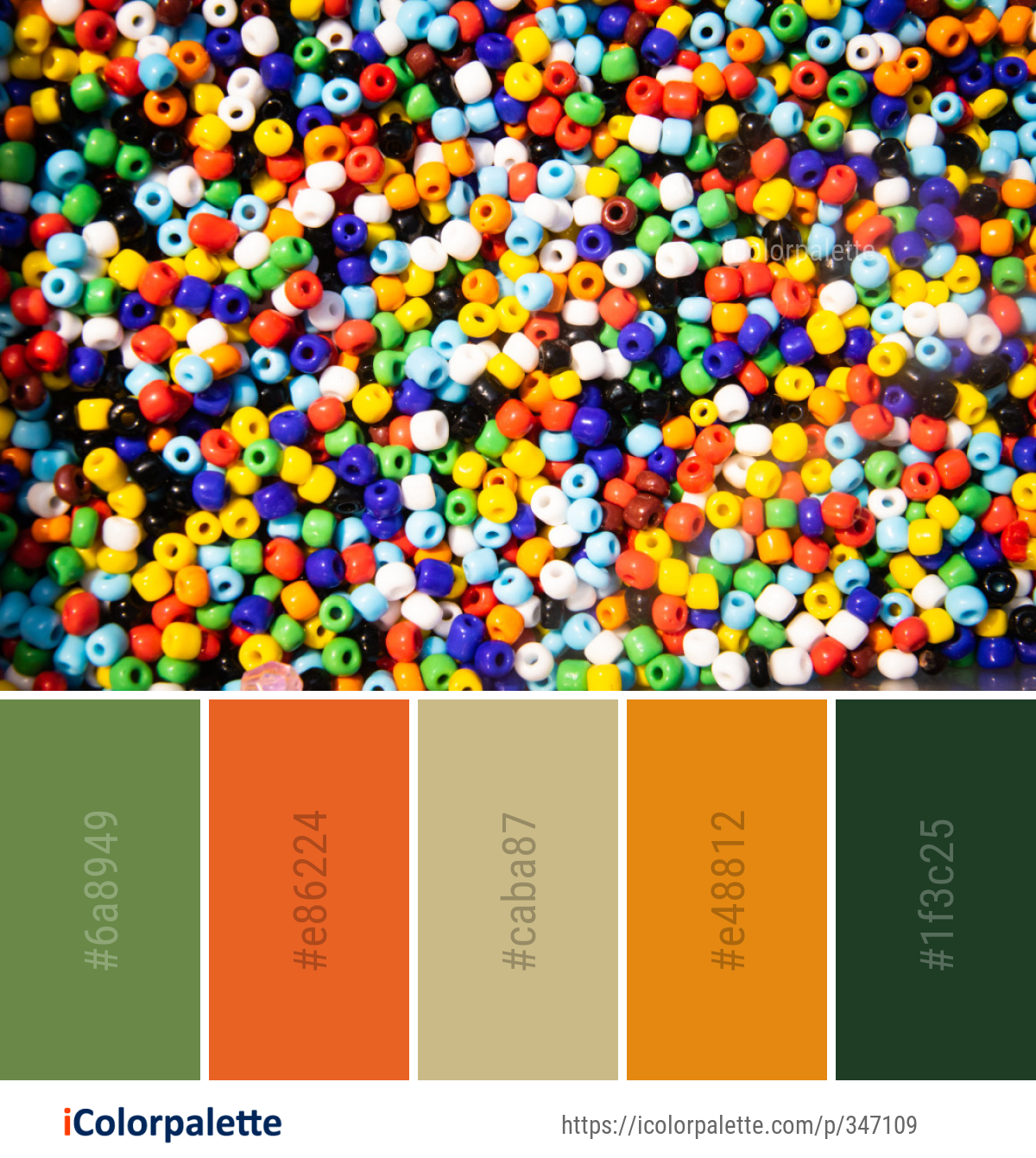 Color Palette Ideas from Candy Confectionery Material Image