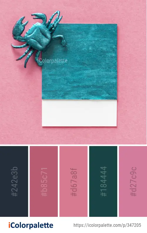 Color Palette Ideas from Turquoise Paper Image
