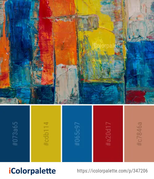 Color Palette Ideas from Painting Art Modern Image