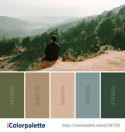 Color Palette Ideas from Mountainous Landforms Wilderness Mountain Image