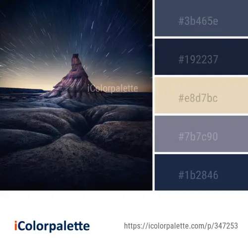 Color Palette Ideas from Sky Atmosphere Photography Image