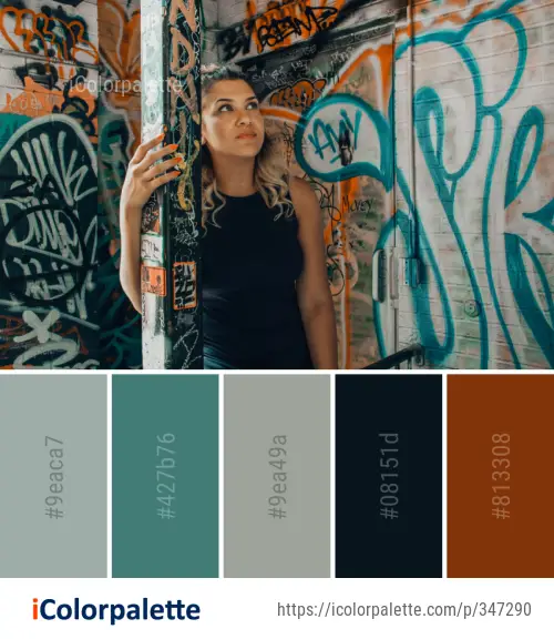 Color Palette Ideas from Art Girl Street Image