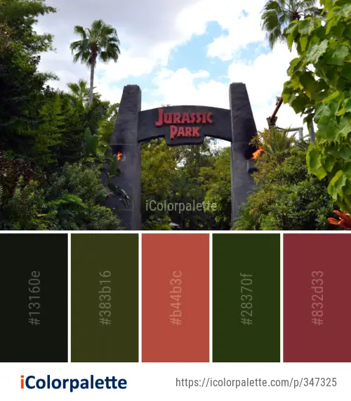 Color Palette Ideas from Nature Tree Plant Image