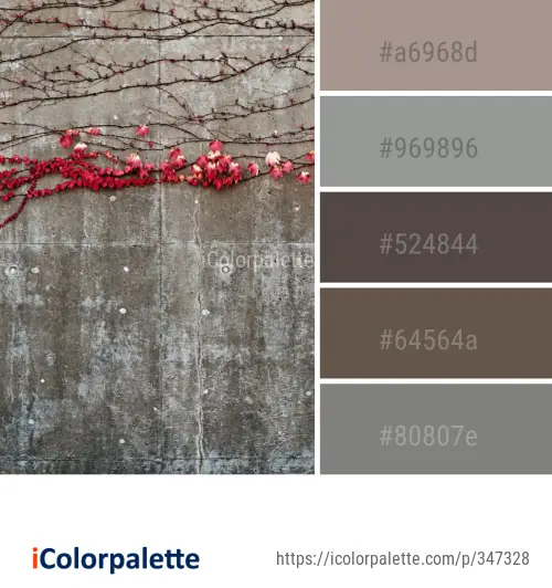 Color Palette Ideas from Wall Branch Flower Image