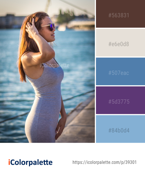 Color Palette Ideas from Human Hair Color Beauty Lady Image