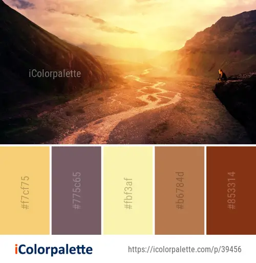 Color Palette Ideas from Sky Wilderness Atmosphere Image