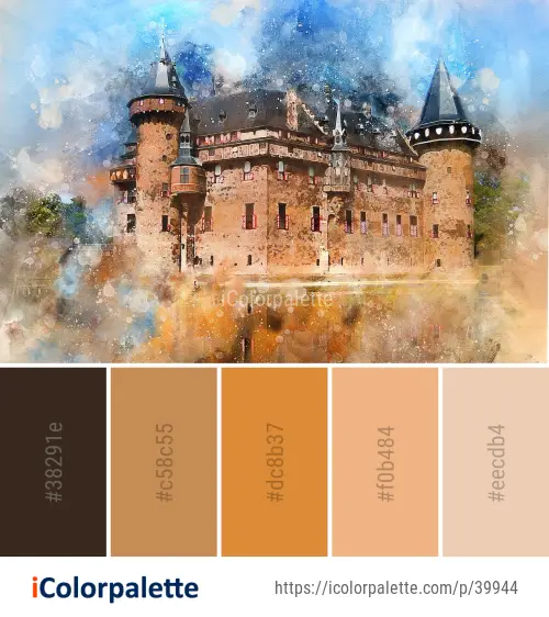Download Color Palette Ideas From Landmark Sky Watercolor Paint Image Icolorpalette