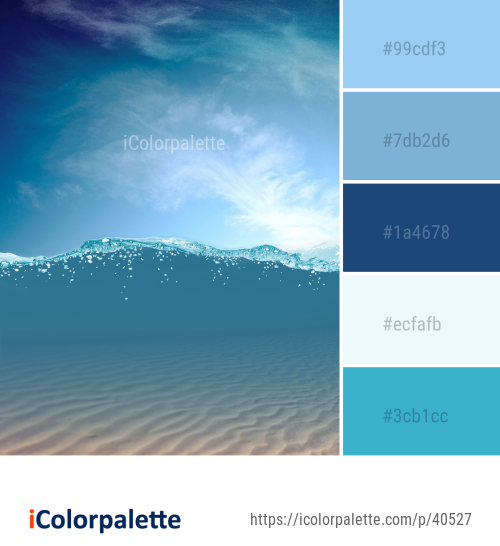 Color Palette Ideas from Sky Horizon Atmosphere Image | iColorpalette