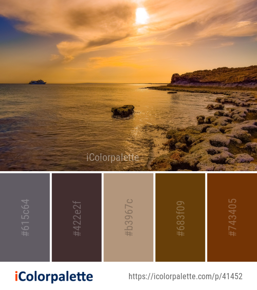 Color Palette Ideas from Sea Sky Body Of Water Image | iColorpalette