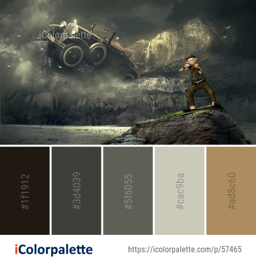 Color Palette Ideas from Darkness Tree Computer Wallpaper Image