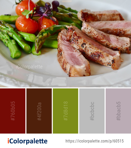 Color Palette Ideas from Dish Meat Food Image iColorpalette