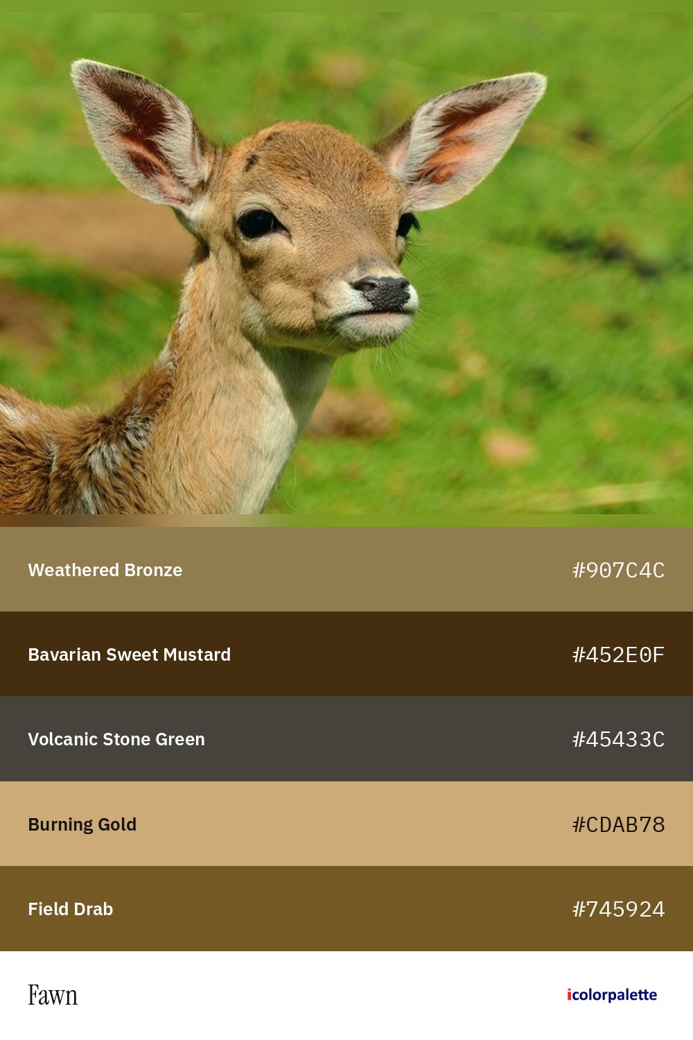 Fawn Color Palette Ideas & Hex Codes | iColorPalette
