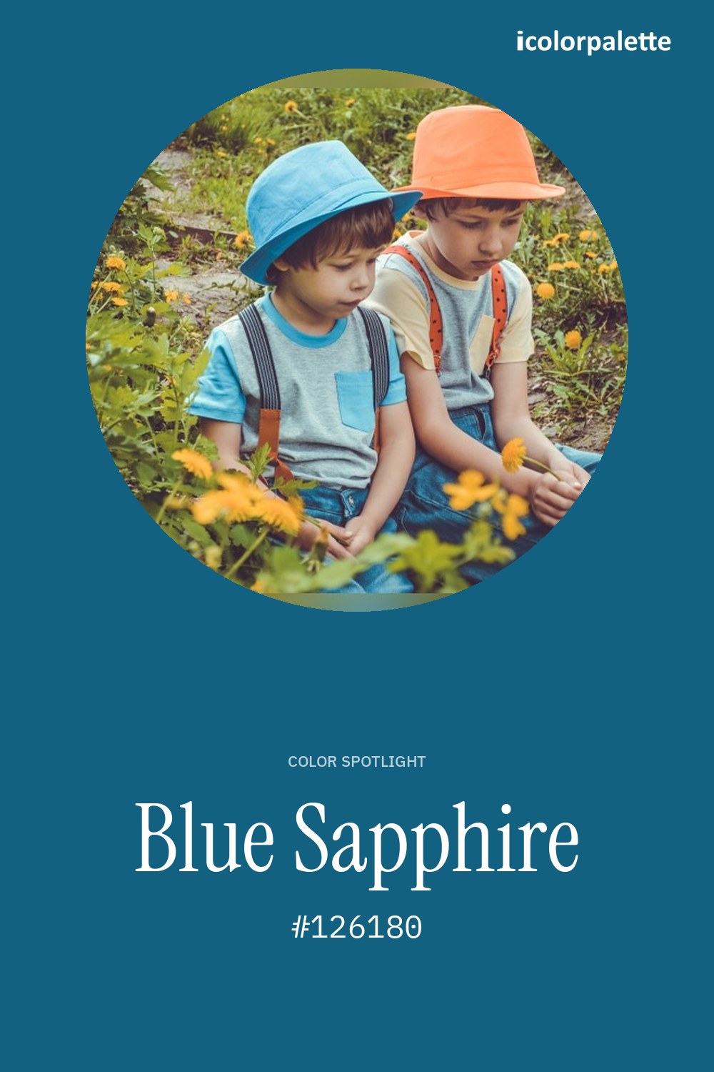 Blue Sapphire Color (#126180) — Hex, RGB & Palettes | iColorPalette