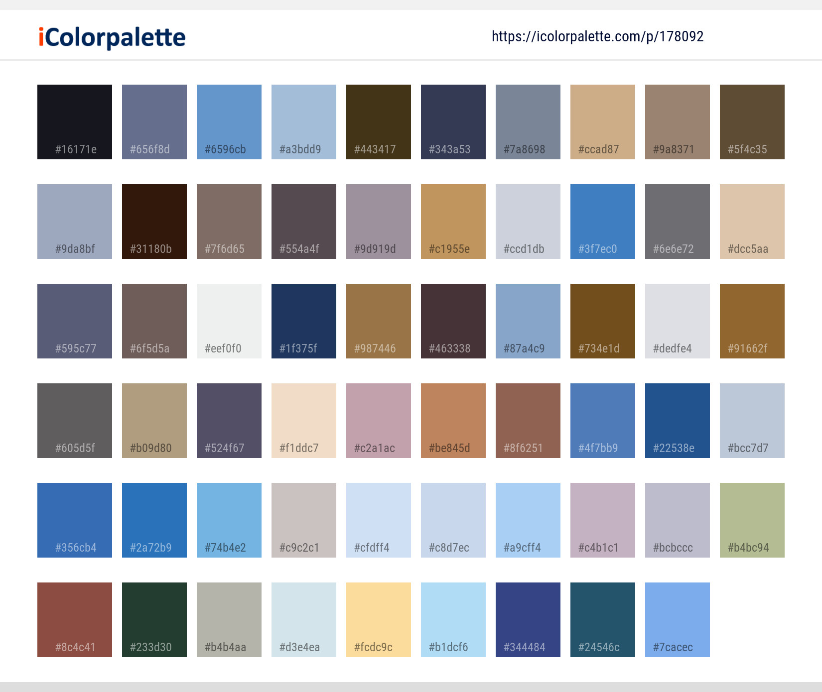 Color Palette Ideas from Badlands Sky Canyon Image | iColorPalette