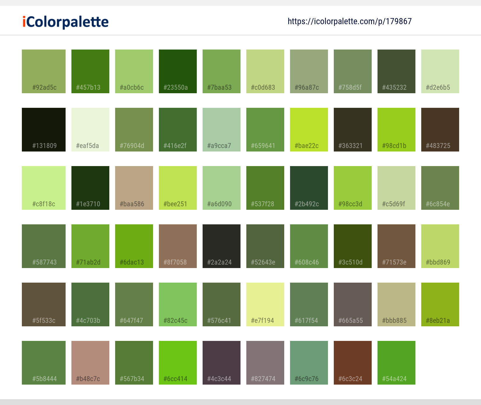 Color Palette Ideas from Grass Vegetation Grassland Image | iColorpalette