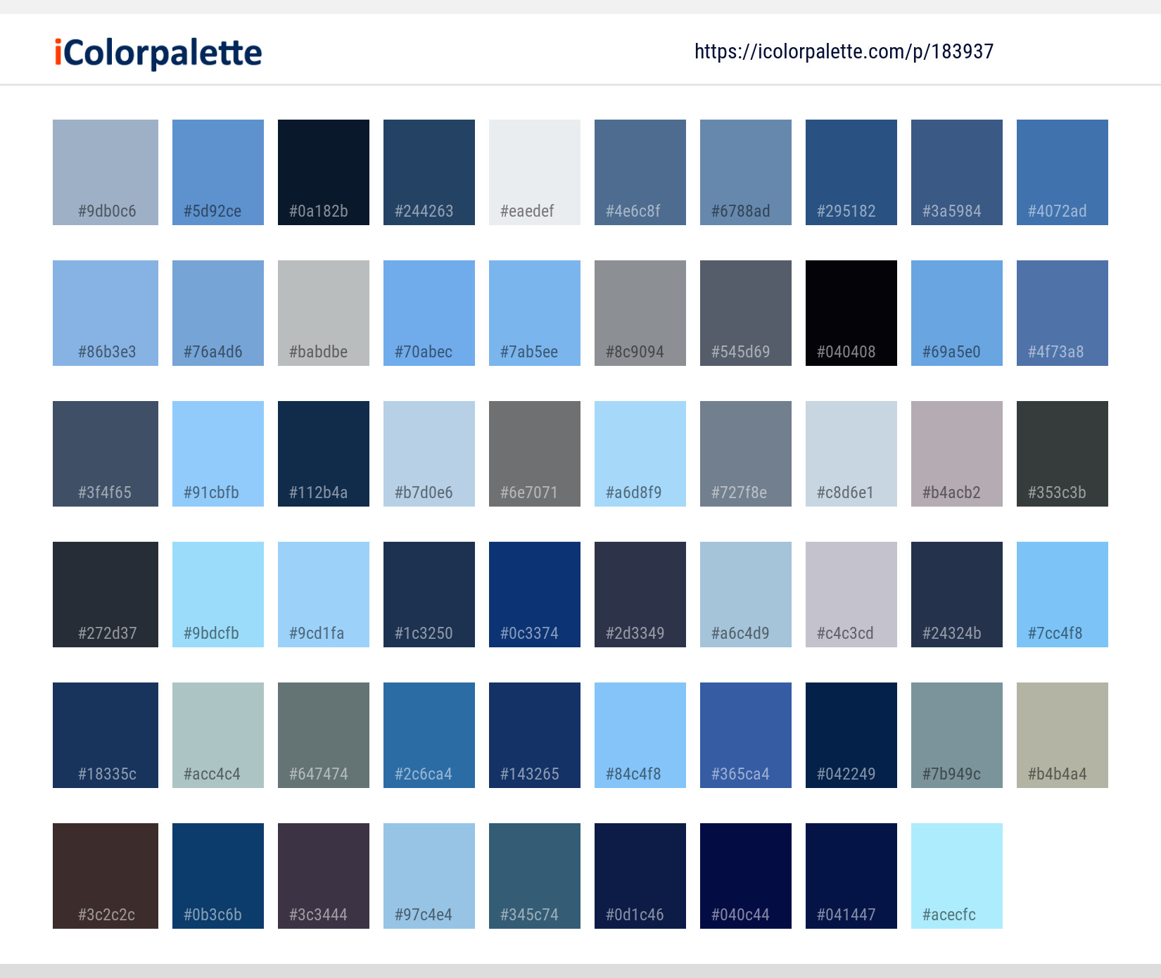 Color Palette Ideas from Snow Winter Road Image | iColorpalette
