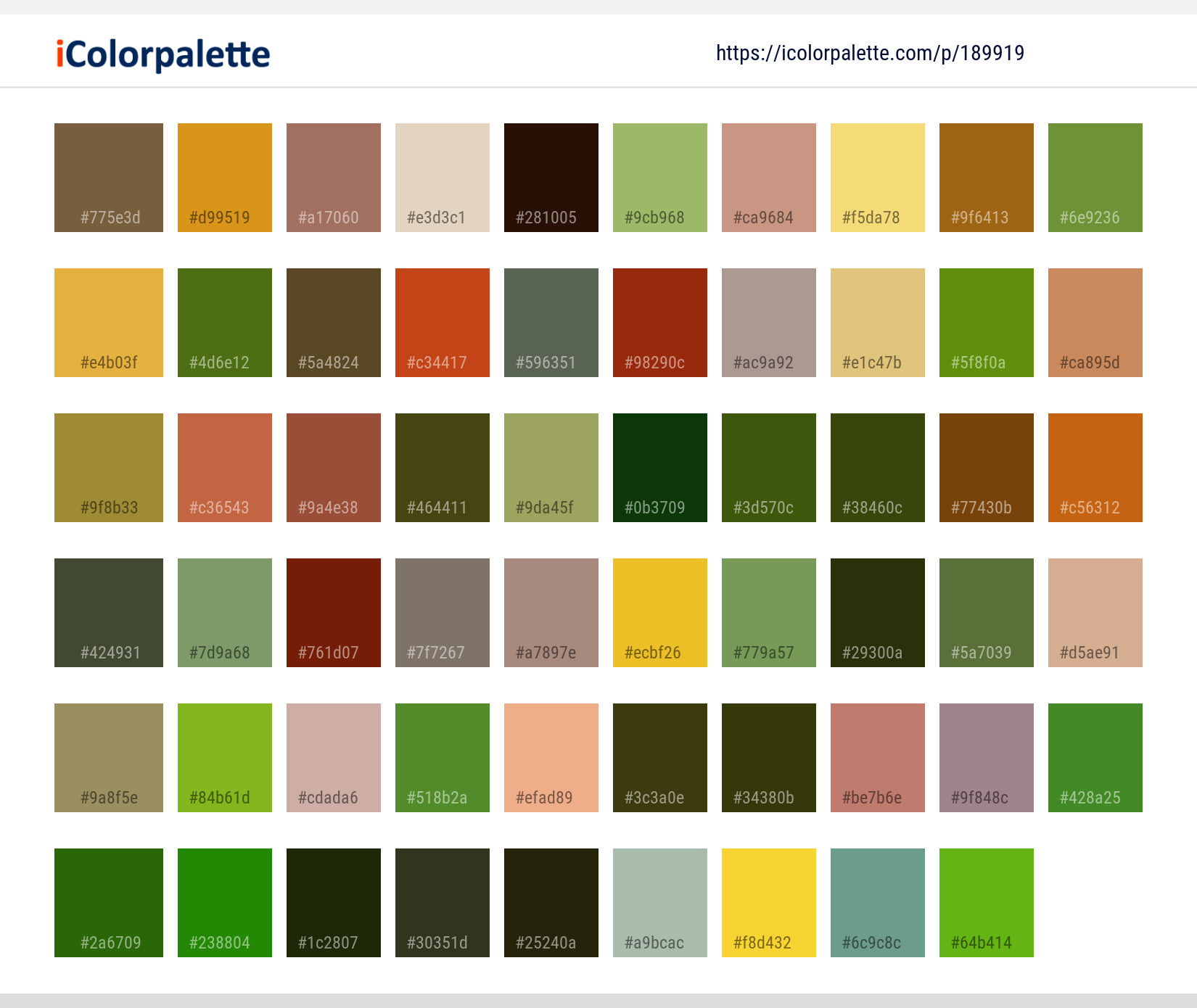 Color Palette Ideas from Face Leaf Head Image | iColorpalette
