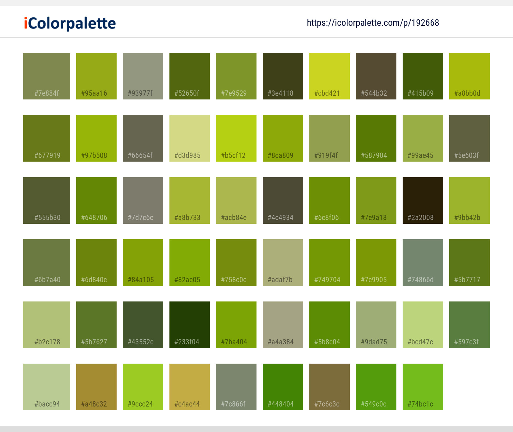 Color Palette Ideas from Green Grass Grassland Image | iColorpalette