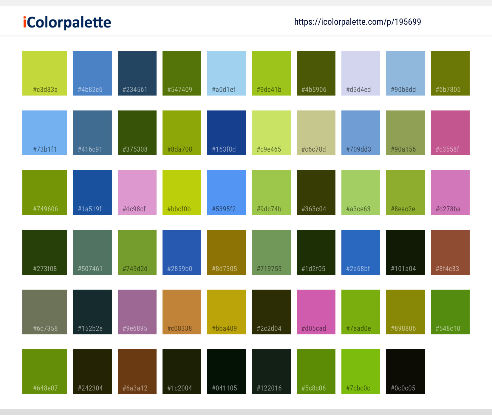 Color Palette Ideas from Plant Flower Hydrangea Image | iColorpalette