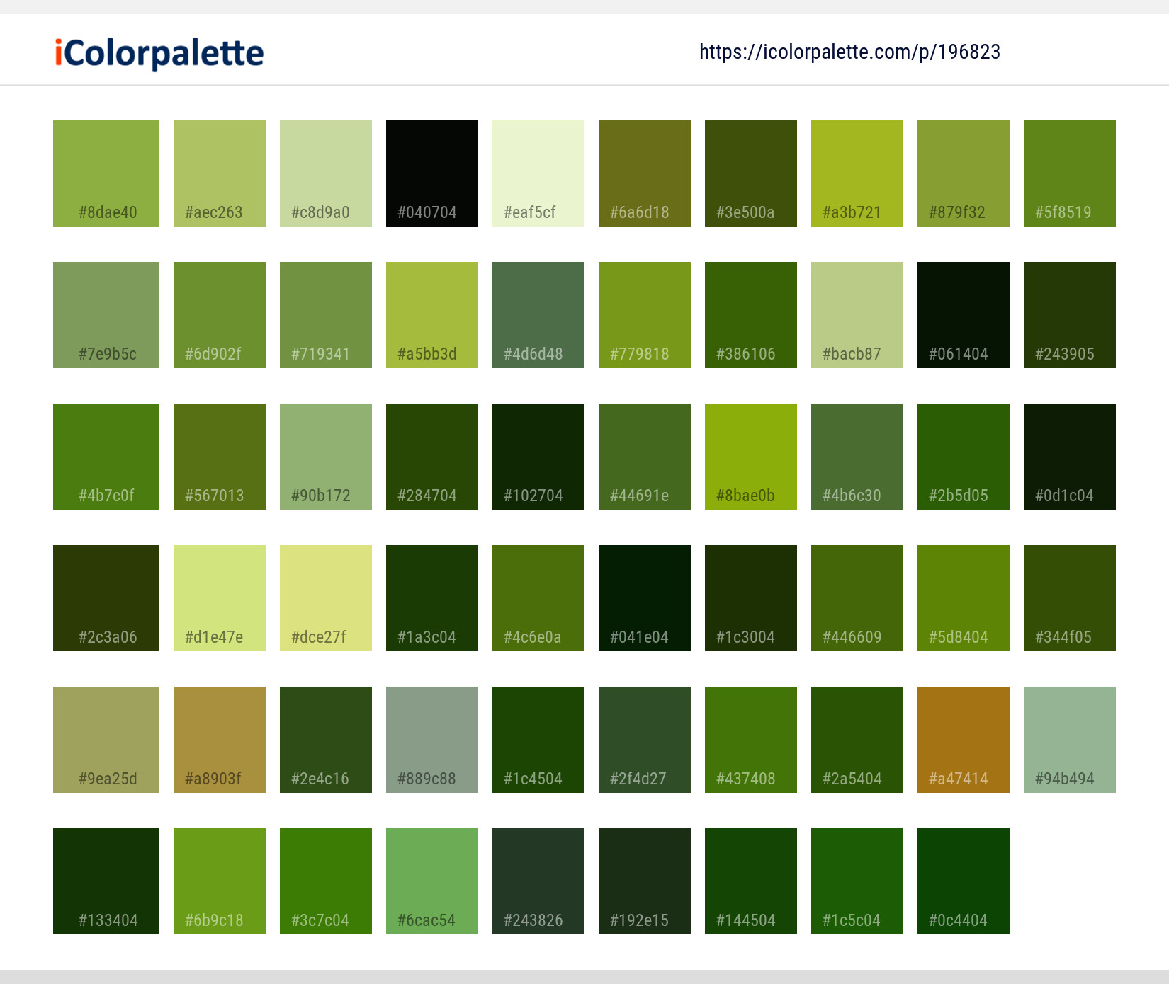 Color Palette Ideas from Natural Foods Vegetable Produce Image ...