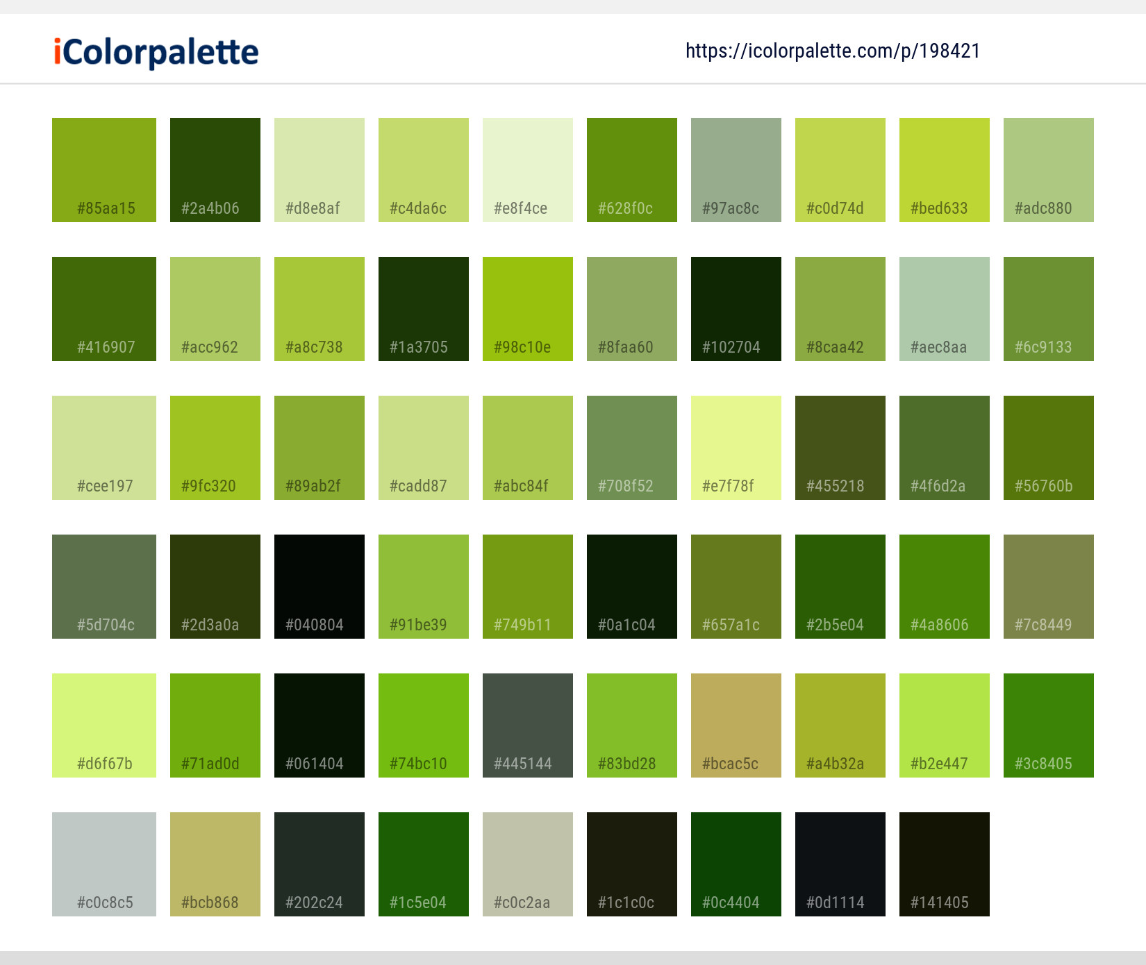 Color Palette Ideas from Plant Vegetation Leaf Image | iColorpalette