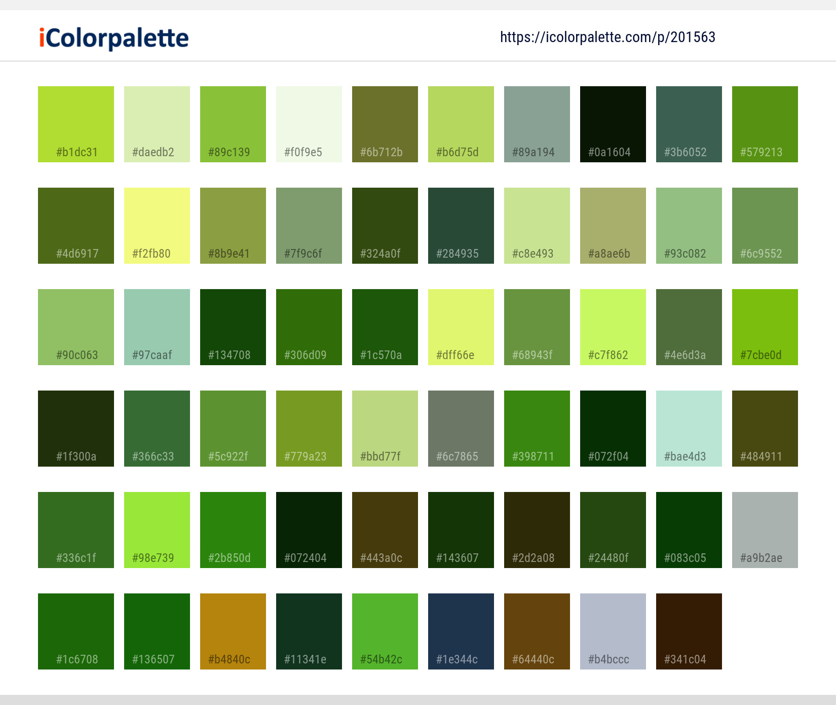 Color Palette Ideas from Ecosystem Vegetation Tree Image | iColorpalette