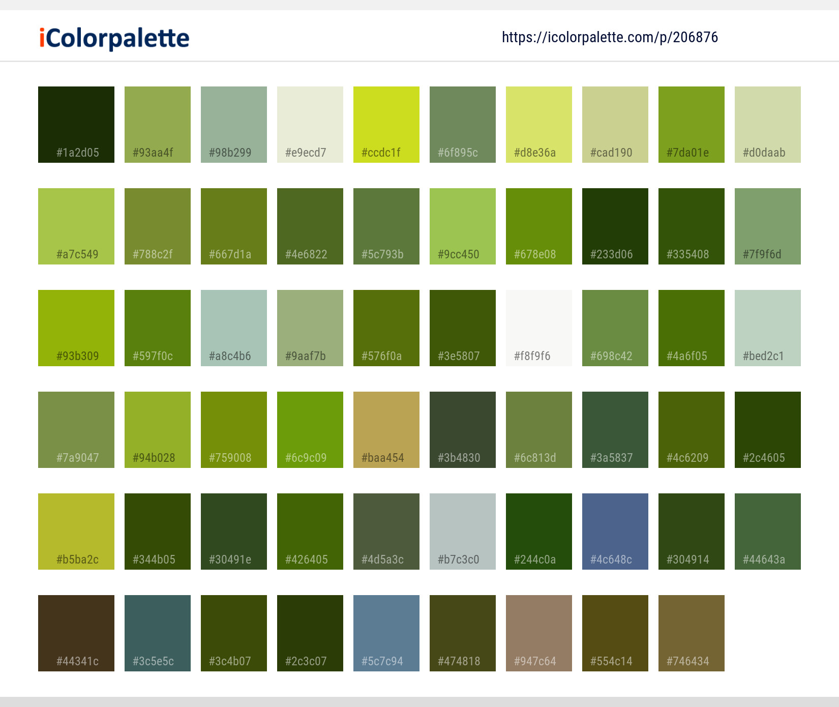 Color Palette Ideas from Flora Plant Leaf Image | iColorpalette