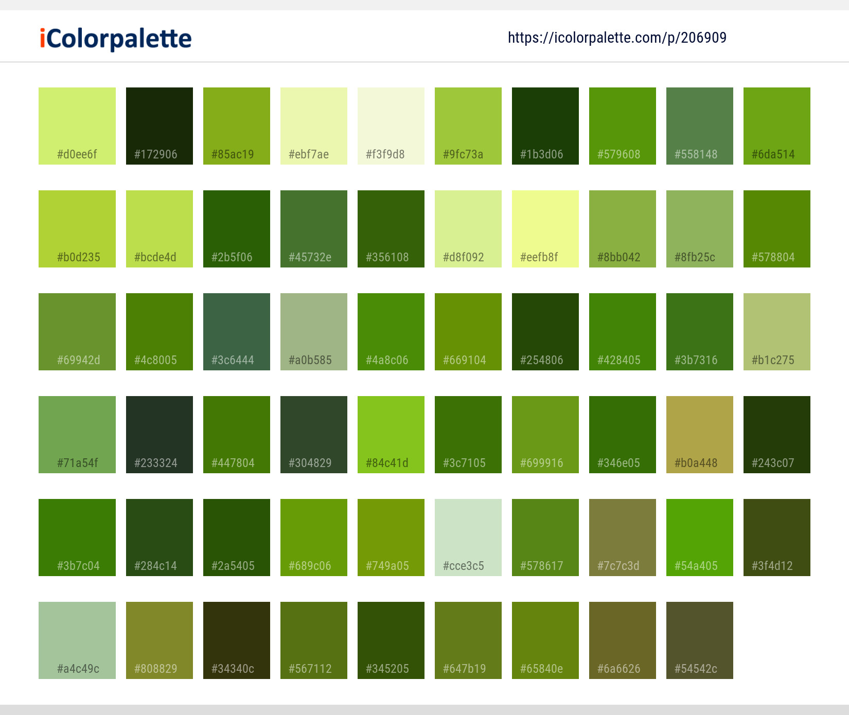 Color Palette Ideas from Green Plant Flower Image | iColorpalette