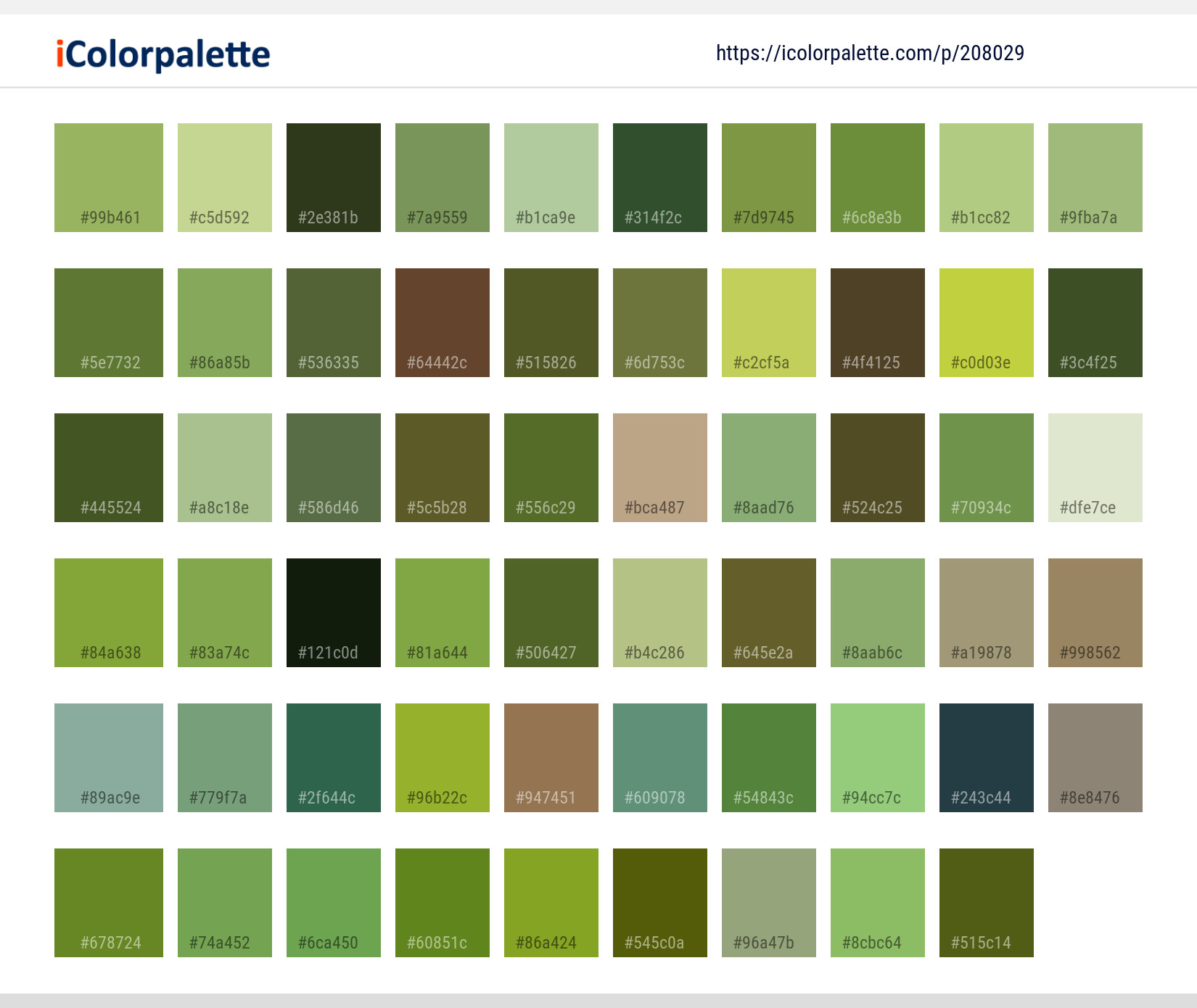 Color Palette Ideas from Plant Leaf Flower Image | iColorpalette