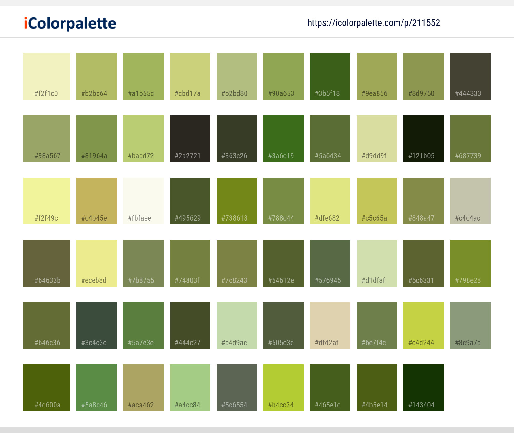 Color Palette Ideas from Green Water Leaf Image | iColorpalette