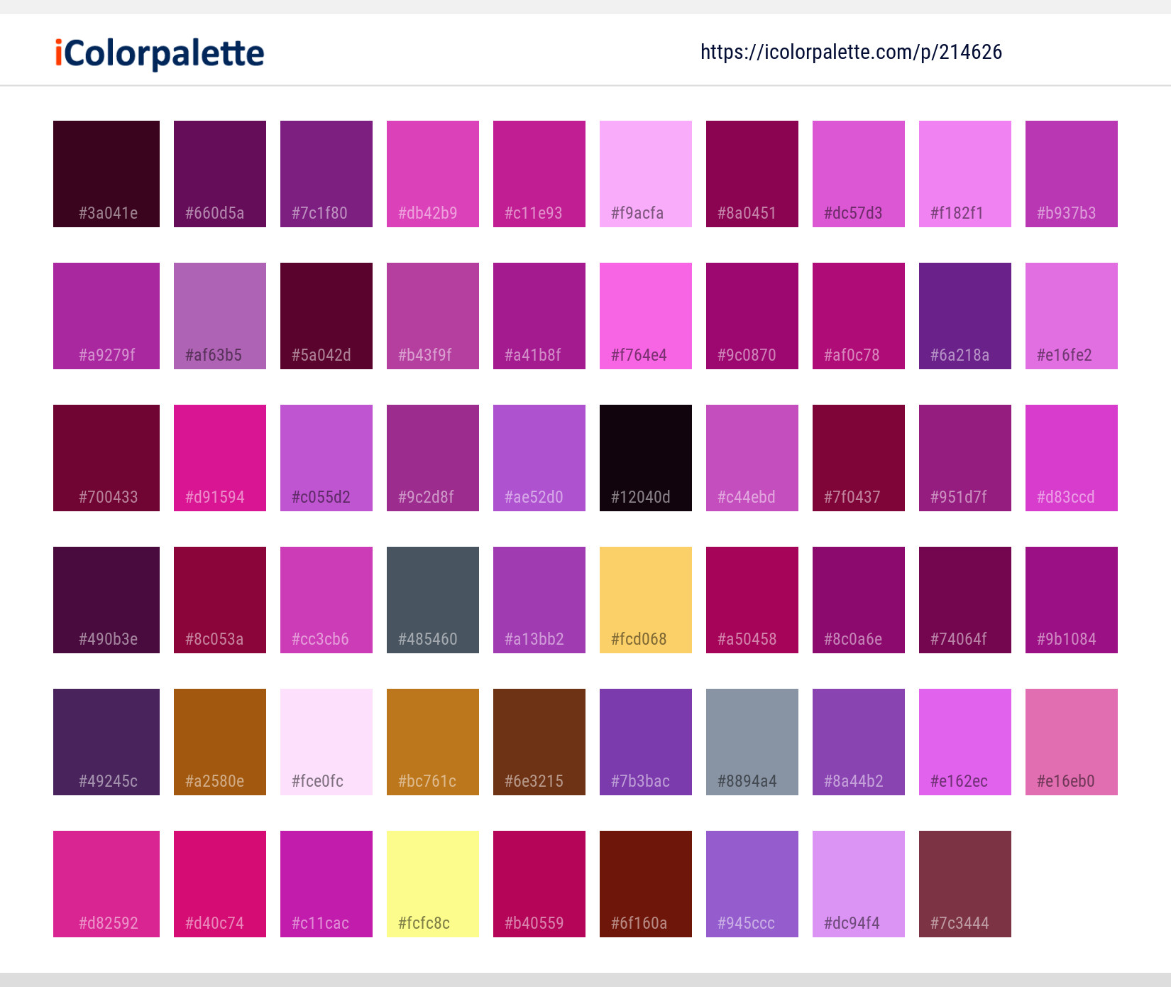 Color Palette Ideas from Flower Pink Flowering Plant Image | iColorpalette