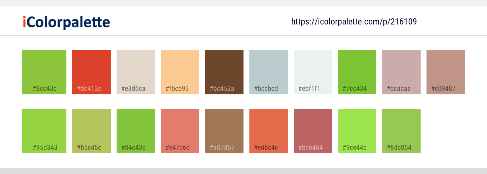 Color Palette Ideas from Cup Clip Art Graphics Image | iColorPalette