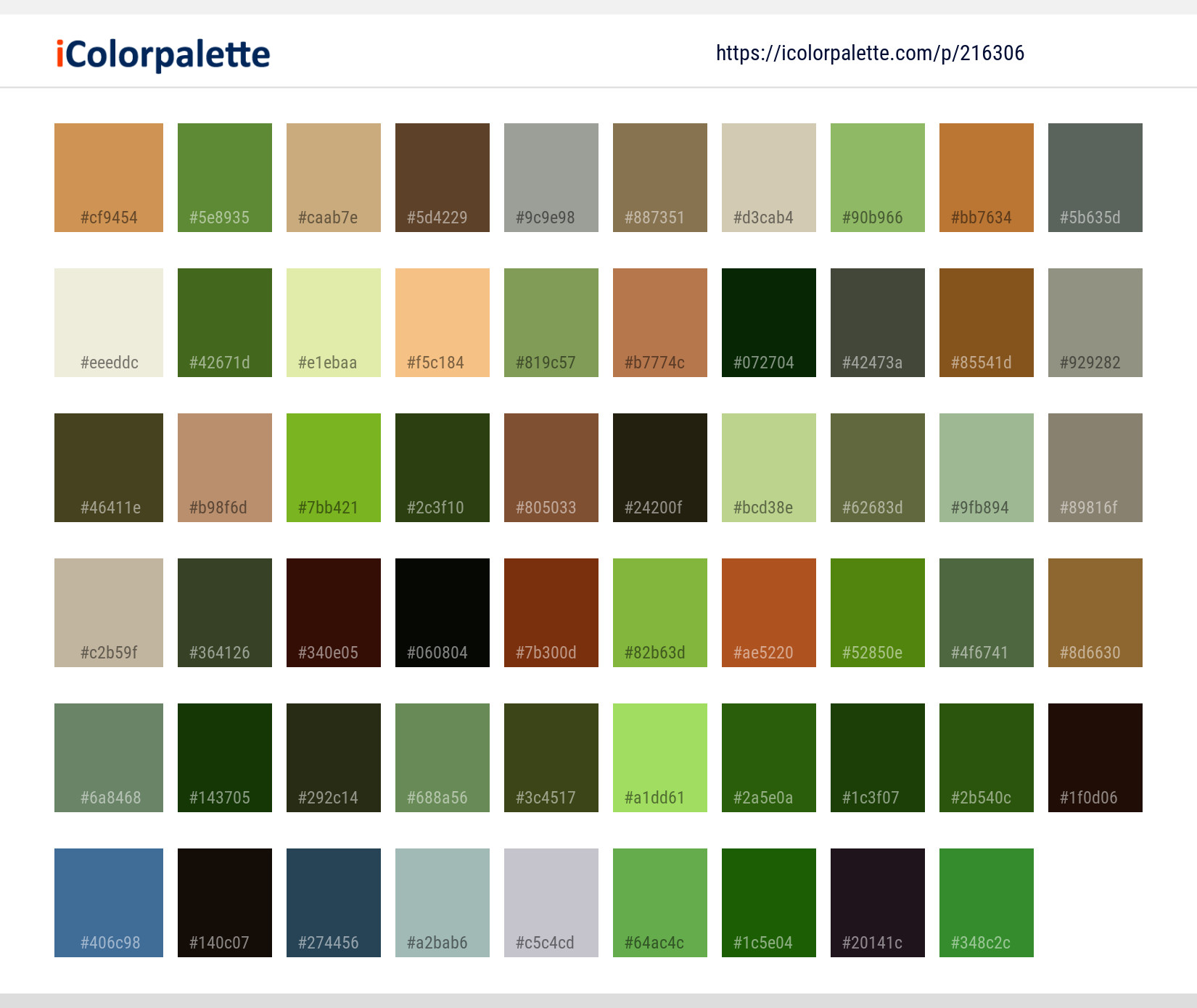 Color Palette Ideas from Wildlife Grass Snout Image | iColorpalette