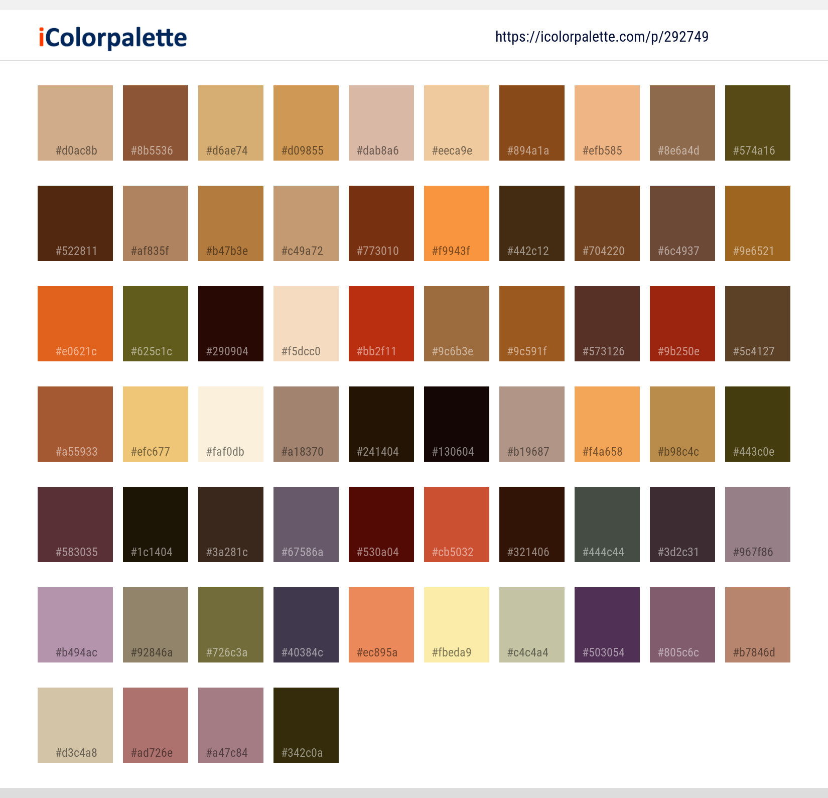 Color Palette Ideas from Face Mammal Macaque Image | iColorpalette